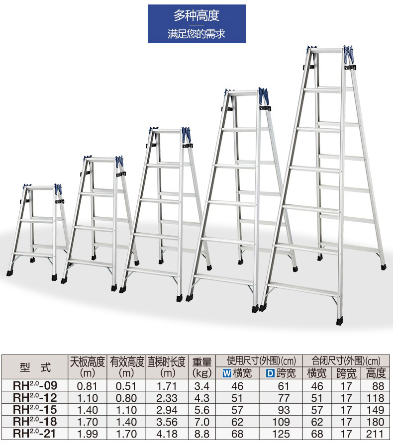 铝合金梯子伸缩梯规格型号-铝合金梯子伸缩梯规格型号大全