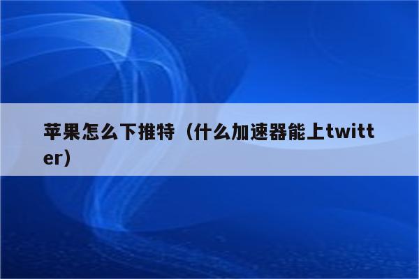 twitter专用加速器免费下载-能上twitter的免费加速器下载