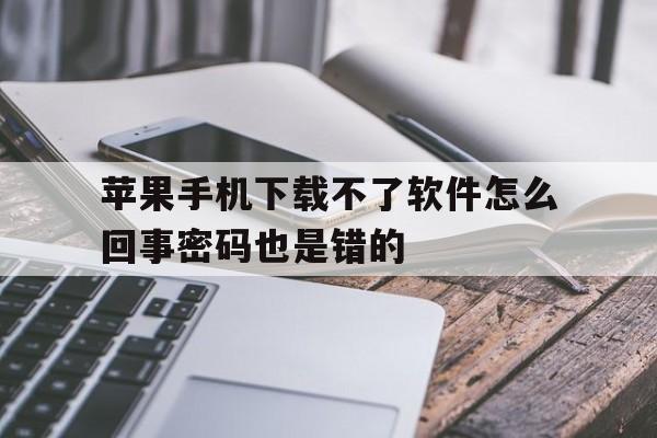 苹果手机下载不了软件怎么回事密码也是错的，苹果手机下载不了软件怎么回事密码也是错的呢